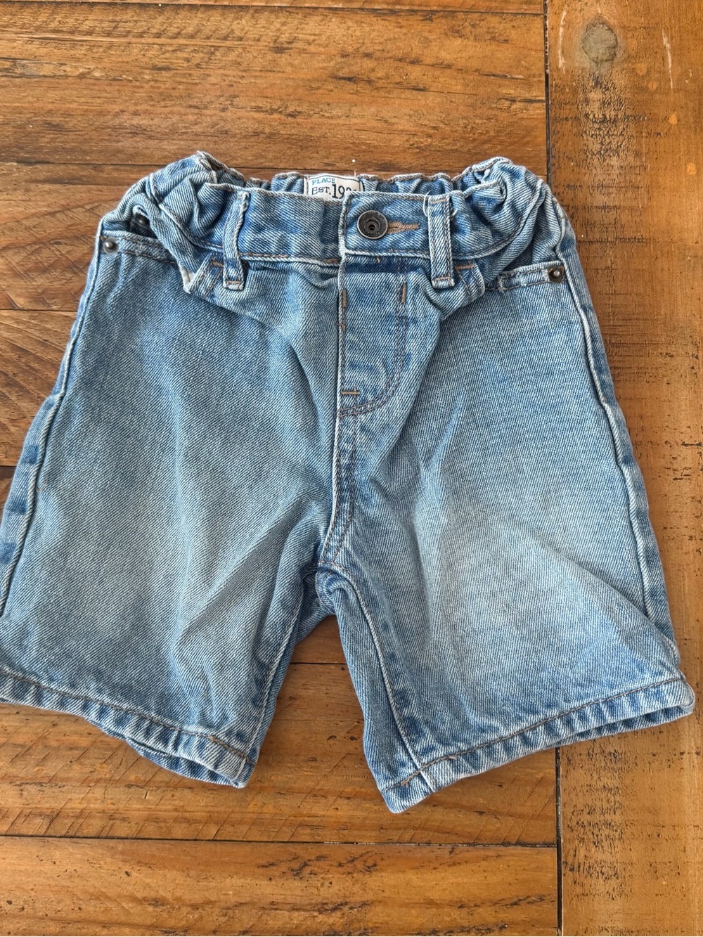 Place Light Blue Denim Shorts